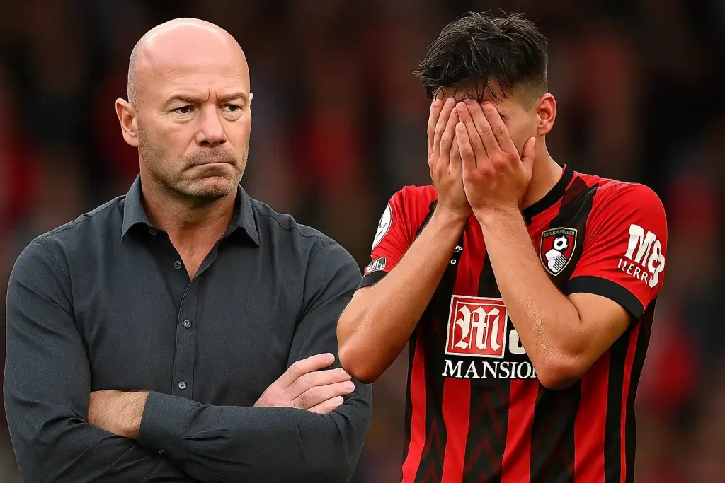 Alan Shearer thất vọng với phong độ tệ hại của Milos Kerkez 1 Alan Shearer thất vọng với phong độ tệ hại của Milos Kerkez