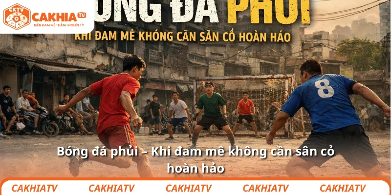 Bóng đá phủi – Khi đam mê không cần sân cỏ hoàn hảo 1 Bóng đá phủi – Khi đam mê không cần sân cỏ hoàn hảo